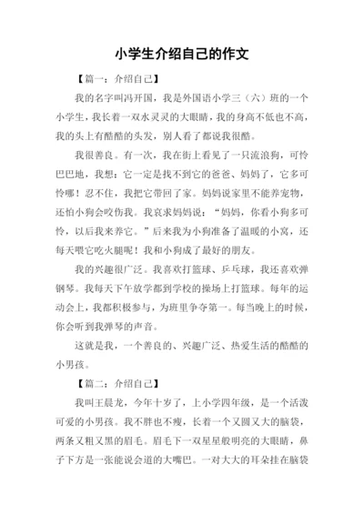 小学生介绍自己的作文.docx