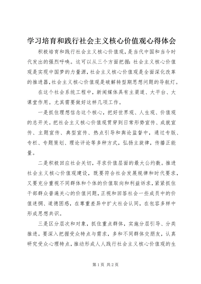 学习培育和践行社会主义核心价值观心得体会.docx