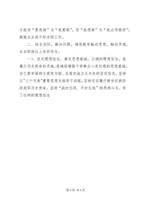 增强干部事业心责任感心得体会[部队] (2).docx