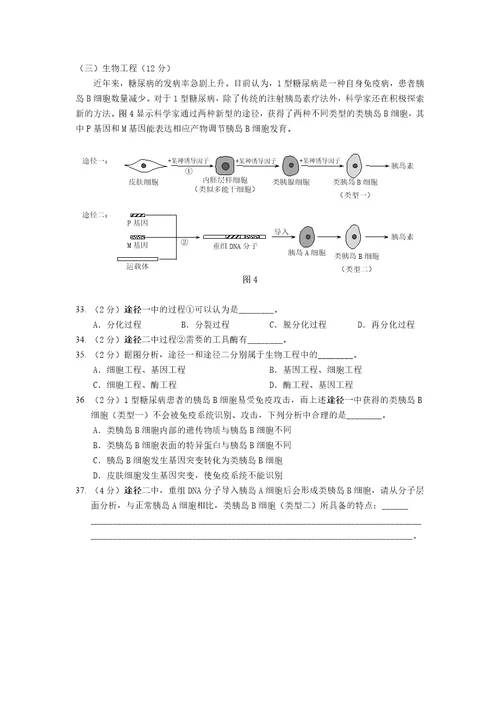 学年二模06 静安 试卷(1)