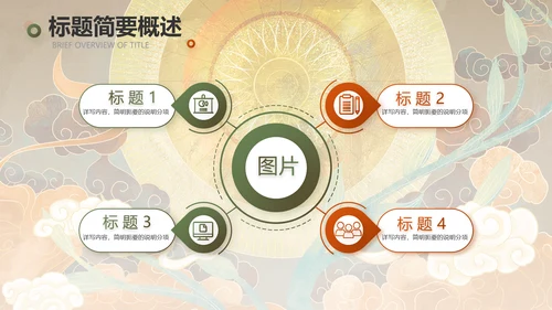 敦煌国潮风工作总结汇报动态PPT