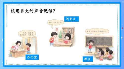 统编版一年级语文上册口语交际《用多大的声音》（教学课件）