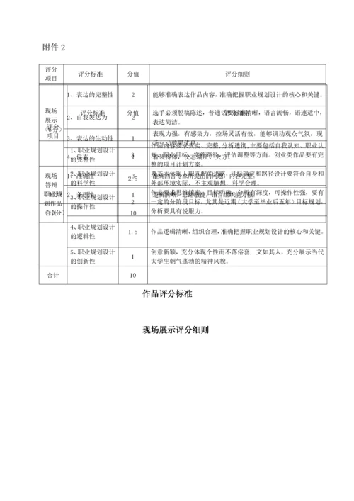 关于举办辽东学院“首届大学生职业生源规划大赛”的通知.docx