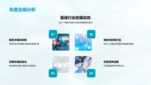 季度医保业绩报告PPT模板