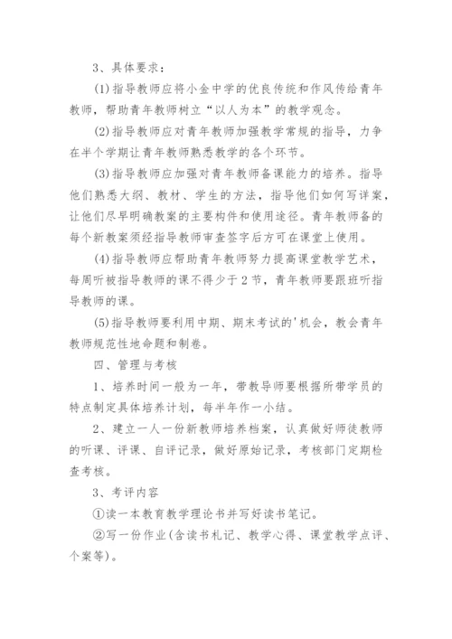 教师老带新工作计划.docx