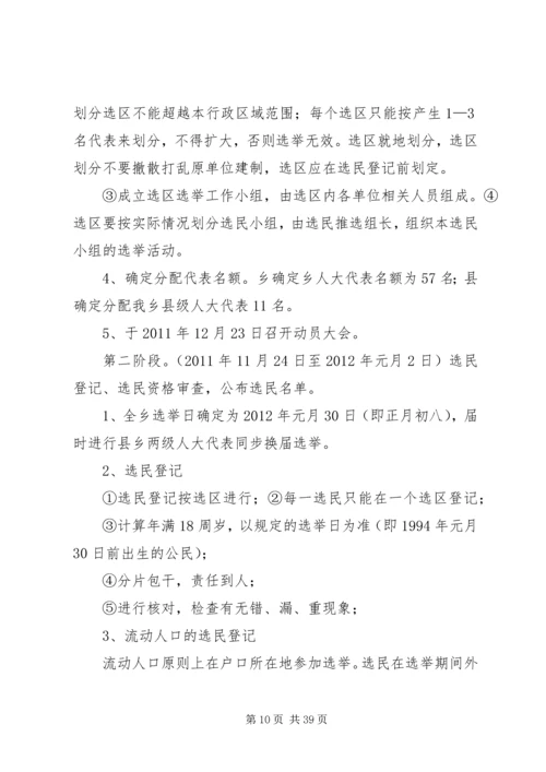 人民代表大会换届选举工作实施方案.docx