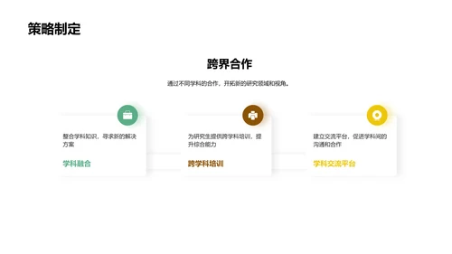 交叉学科研究探索