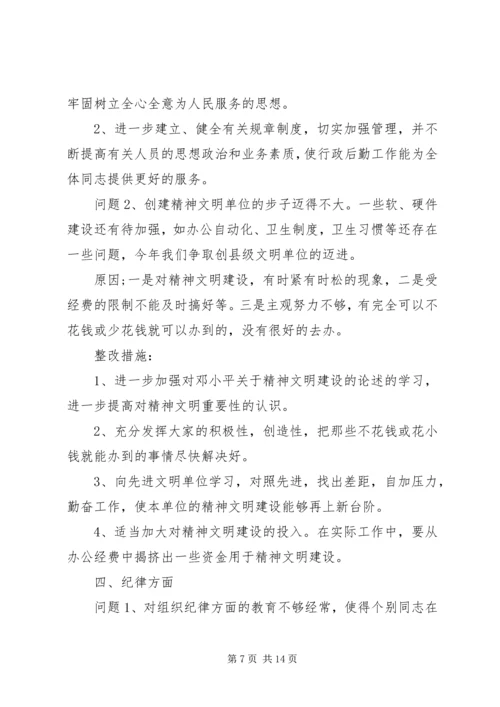 安全生产监督工作个人党性分析范文.docx