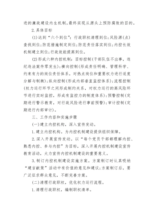 学校内控建设工作方案.docx