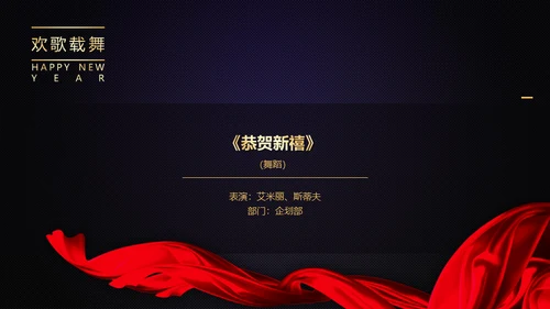 年度盛典年会颁奖晚会通用PPT模板