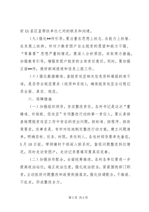 乡镇扶贫开发工作专项整改行动方案.docx