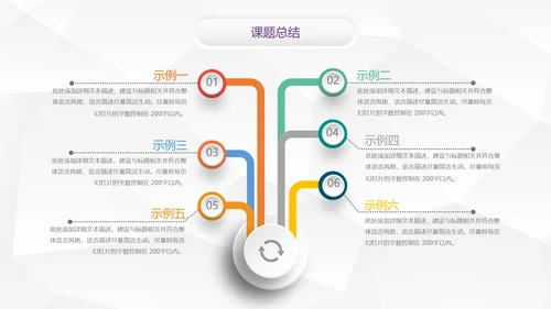 时尚微立体教学设计教育说课PPT模板