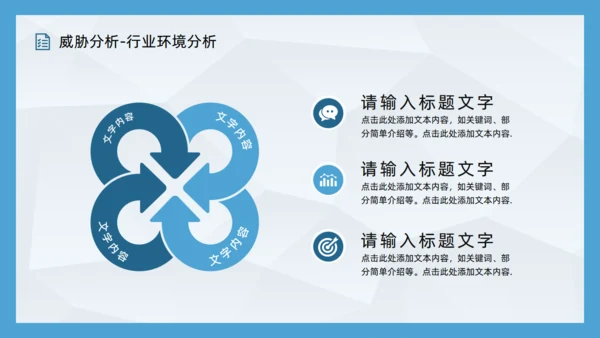 SWOT企业项目工作分析通用PPT模板