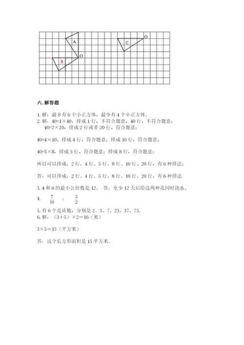 人教版五年级下册数学期末测试卷完美版.docx