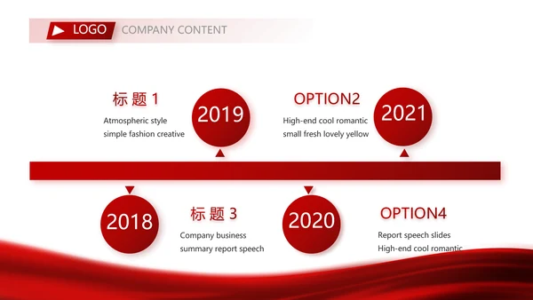 红色大气公司企业宣传简介介绍PPT