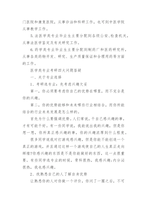 医学类专业考研就业前景分析.docx