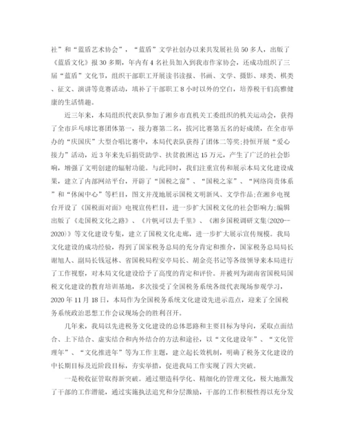 精编之国税局党建年度工作总结范文.docx