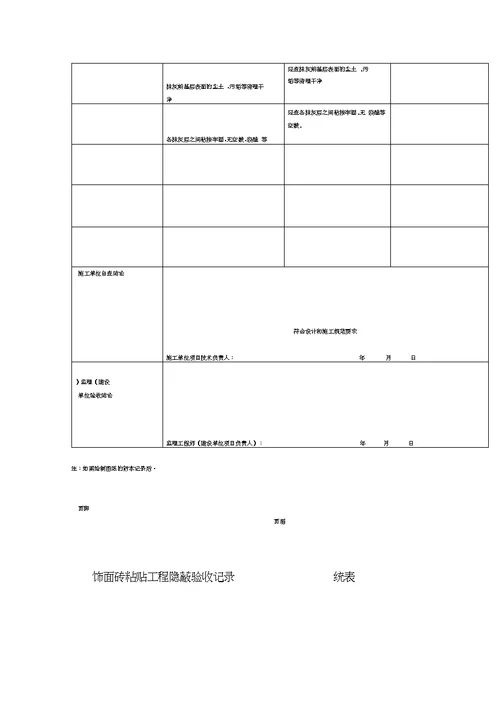 钢筋工程隐蔽验收记录