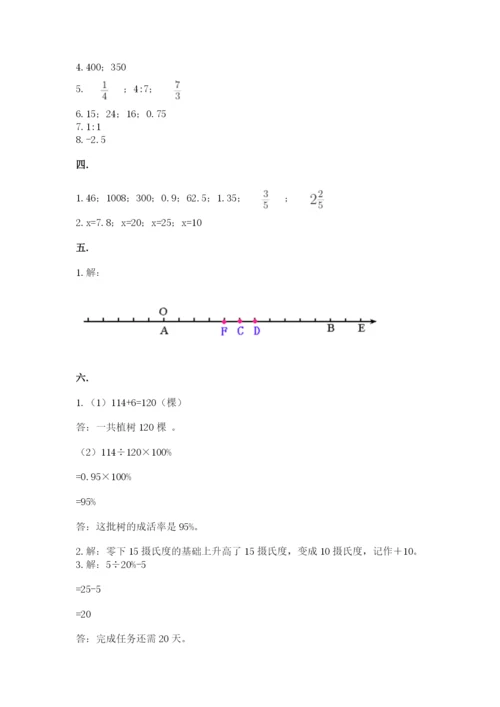 苏教版数学六年级下册试题期末模拟检测卷【b卷】.docx