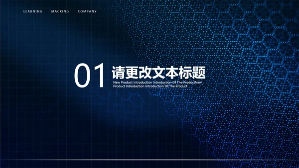 商务科技纹理新品发布会汇报PPT模板