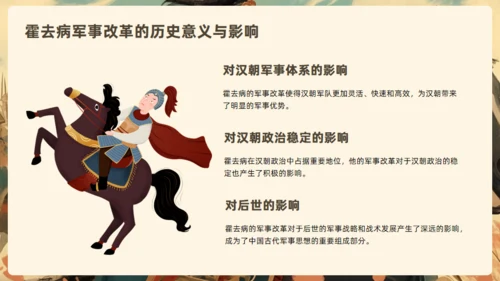 霍去病介绍通用PPT模板