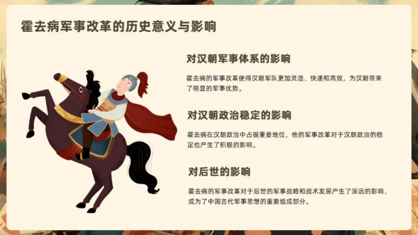霍去病介绍通用PPT模板