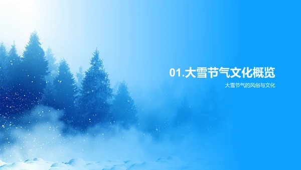 大雪节气文化精粹PPT模板