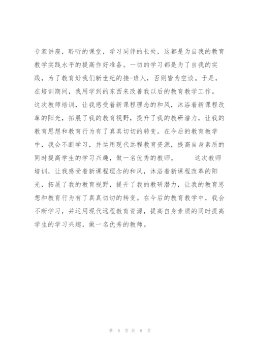 教师培训总结三篇.docx