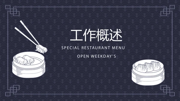 中国传统美食小笼包动态PPT