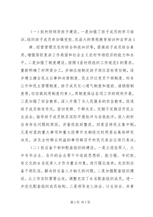 入薄弱村整治工作进展情况 (3).docx