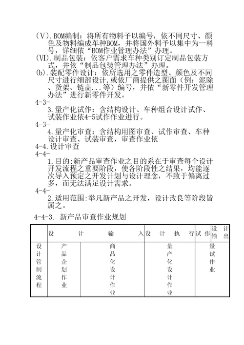 范例新产品开发管理流程