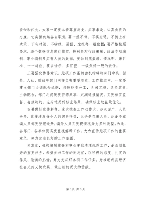 副县长在编制核查会发言.docx