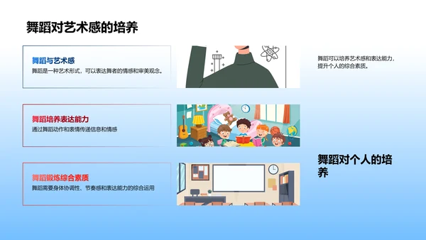 舞蹈基础教学PPT模板