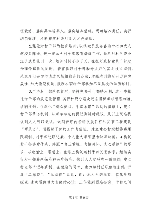 镇关于加强农村基层党组织建设的实施方案 (3).docx