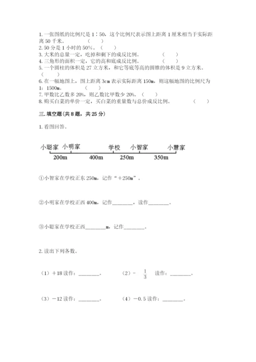 小升初六年级期末试卷【夺冠系列】.docx