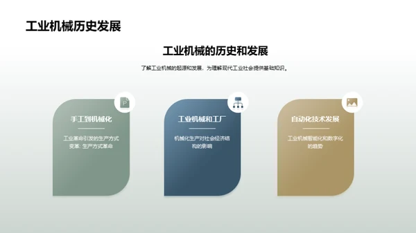 工业机械的发展历程