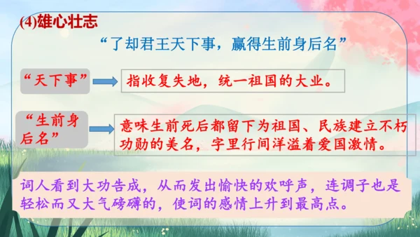 12 词四首《破阵子·为陈同甫赋壮词以寄之》课件