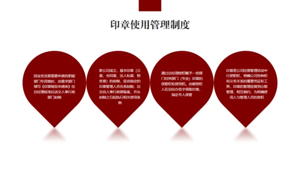企业管理基础知识深红色通用PPT模板
