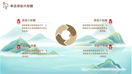 古典风中国历史文学鉴赏PPT模板