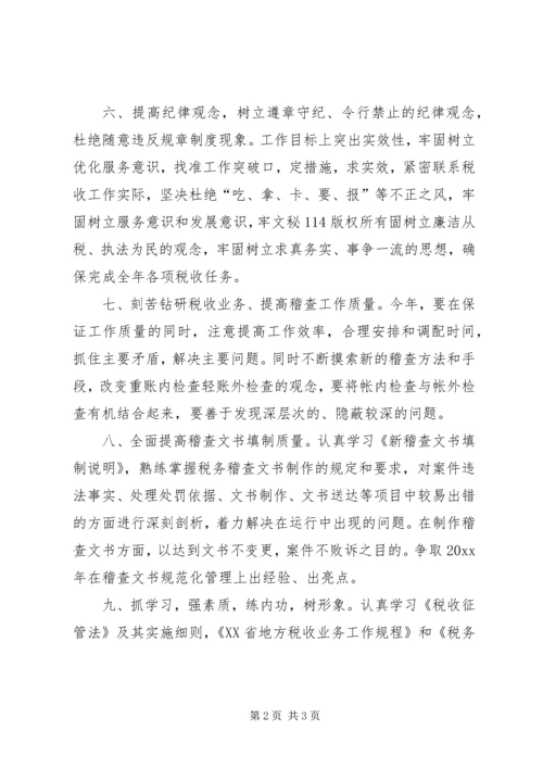 年度稽查工作计划 (3).docx