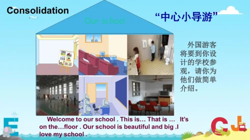 Unit1 My school Part BLet' learn 课件(共24张PPT)