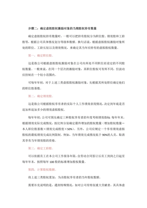 【管理】虚拟股权激励方案设计(附协议范本).docx