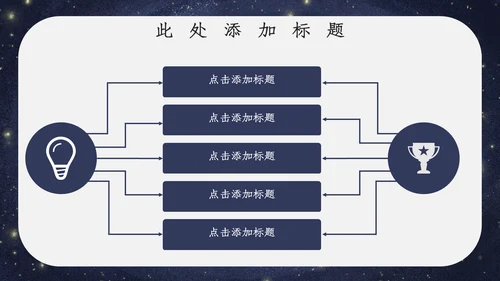 宇宙星空开学主题班会通用PPT模板