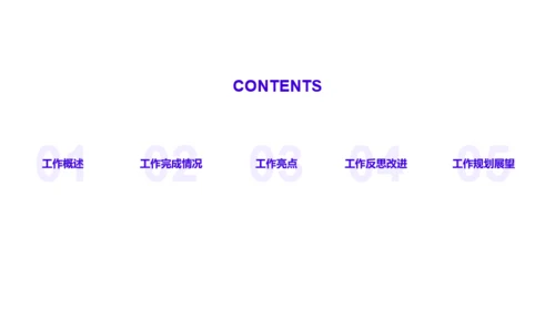 蓝色商务工作述职报告PPT案例