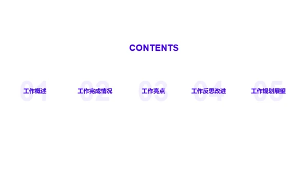 蓝色商务工作述职报告PPT案例