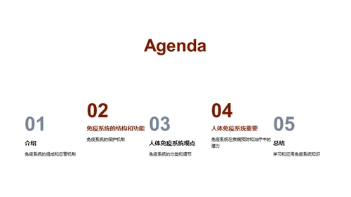 简约风生物医疗教学课件PPT模板