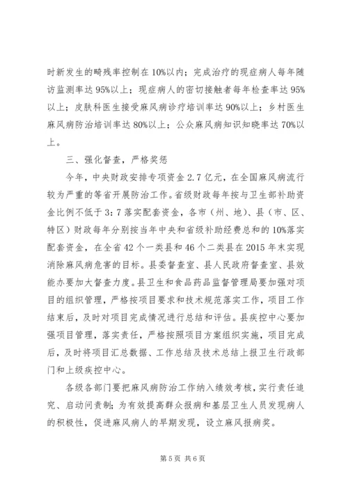 副县长在麻风病防治工作会讲话.docx