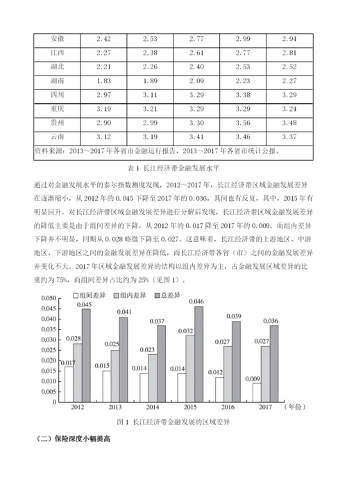 长江经济带金融业发展报告：.docx