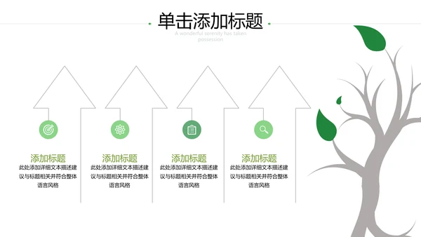 2021年小清新绿色推进生态文明建设绿色城市环保PPT模板