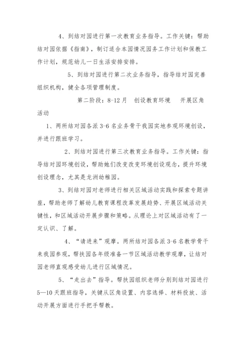 杨桥畔镇幼儿园结对帮扶活动实施专项方案.docx